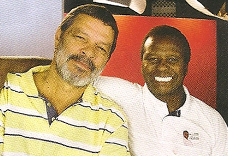 O doutor ao lado de Wladimir, em foto de 2008