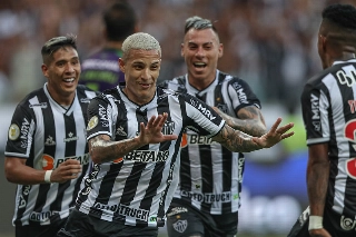 Equipe mineira alcançou 100% de chances de disputar a próxima Liberta. Foto: Pedro Souza/Atlético