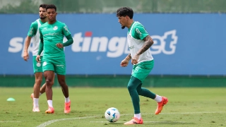 Gustavo Gómez pode voltar à zaga esmeraldina nesta noite em Lima. Foto: Cesar Greco/Palmeiras