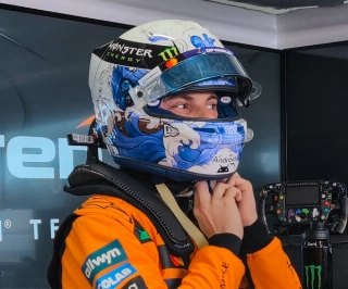 Piastri foi o mais veloz no TL2, com a melhor marca do dia. Foto: McLaren F1