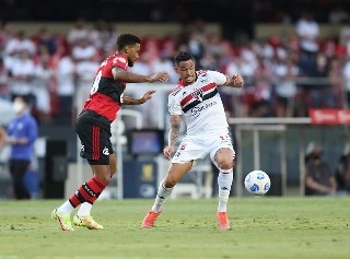 Tricolor tem hoje 38 pontos e ocupa a 15ª posição na tabela. Foto: Rubens Chiri/saopaulofc.net