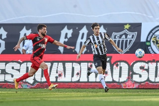 Cada vez mais perto do título, equipe mineira lidera o campeonato com 68 pontos. Foto: Pedro Souza/Atlético