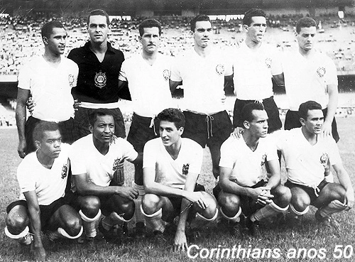 Em pé: Oreco, Gylmar, Olavo, Cássio, Goiano e Roberto Belangero. Agachados: Zezé, Índio, Rafael, Zague e Boquita