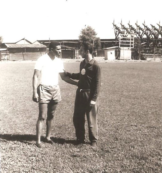Djalma Dias e Valdir. Foto: arquivo pessoal de Valdir Joaquim de Moraes