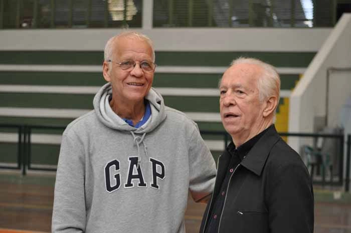 Ademir e Valdir Joaquim de Moraes na tarde de 29 de setembro de 2012. Foto: Marcos J&uacute;nior/Portal TT