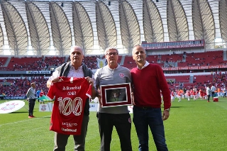 O treinador Odair Hellmann completou 100 jogos à frente do Colorado. Foto: site oficial do Internacional