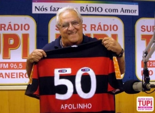 Saudade: Há um ano morria Washington Rodrigues, o 'Apolinho', radialista que treinou o Fla