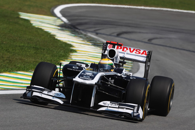 Então pela Williams, o brasileiro competiu no GP do Brasil de 2011. Foto: Divulgação