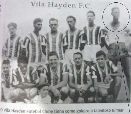 O talentoso goleiro fazia parte do time do Vila Hayden Futebol Clube 