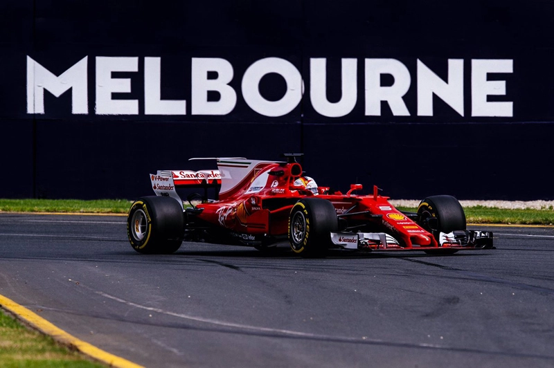Em 26 de março de 2017, dia em que venceu seu 43ª GP na F1, com a Ferrari, na Austrália. Foto: Scuderia Ferrari