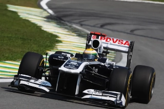 Ent&atilde;o pela Williams, o brasileiro competiu no GP do Brasil de 2011. Foto: Divulga&ccedil;&atilde;o