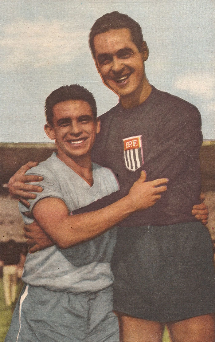 Babá e Gylmar dos Santos Neves. Foto: Revista do Esporte