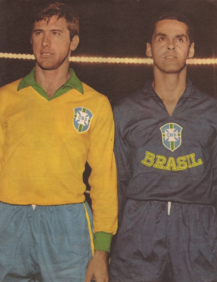 Da esquerda para a direita, Bellini e Gylmar dos Santos Neves. Foto: Revista do Esporte