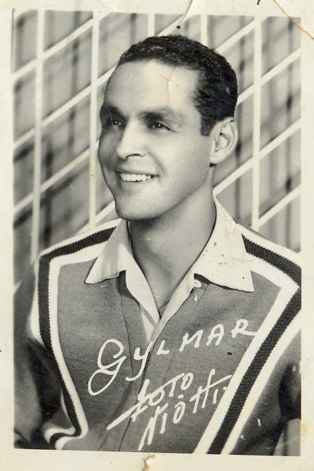 Gylmar dos Santos Neves em 1952. Na época, o goleirão defendia o Corinthians