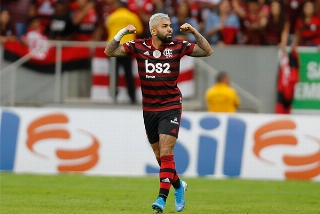 Artilheiro do Flamengo, Gabigol virou desfalque de última hora. Foto: Alexandre Vidal / Flamengo