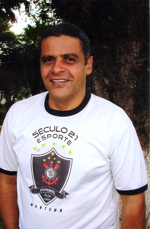 Wagner Basílio em 2008 quando defendia o masters do Timão. Foto enviada pelo querido Wagninho, que cuida do time de masters do Corinthians