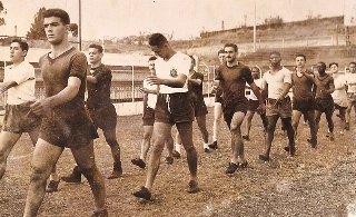 Parque S&atilde;o Jorge nos anos 1950... Dif&iacute;cil encarar a rudeza do piso da Fazendinha