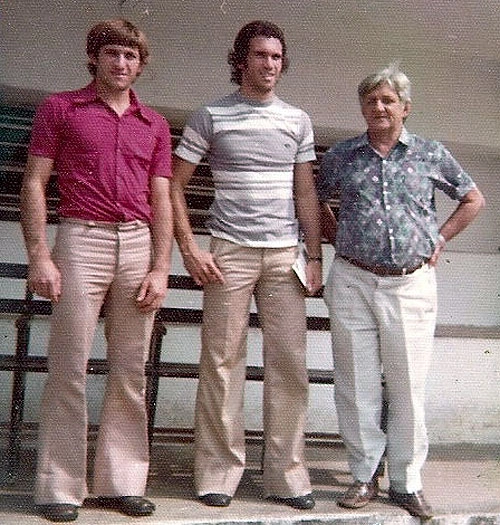 Sérgio, Rondinelli e Velau, nos anos 80