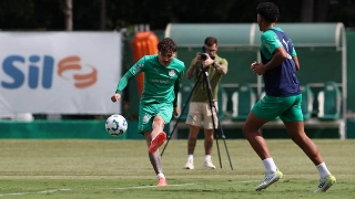 Treino do Alviverde no CT da Barra Funda. Foto: Cesar Greco/Palmeiras