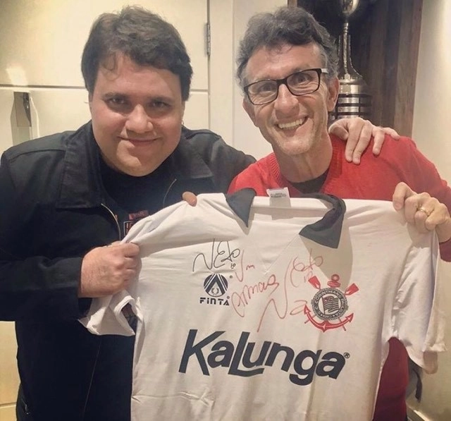 Rodrigo Rodrigues e Neto. Foto: arquivo pessoal de Neto