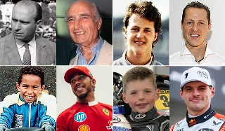 Juan Manuel Fangio, Michael Schumacher, Lewis Hamilton e Max Verstappen est&atilde;o entre eles