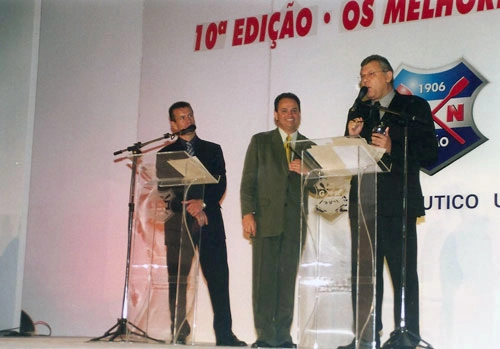 O Capitão do Tetra foi o apresentador do evento que teve Milton Neves como um dos homenageados.

