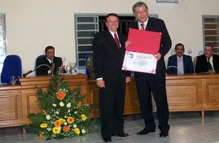 O jornalista e publicit&aacute;rio esteve no munic&iacute;pio mineiro em 13 de dezembro de 2007. Foto: Divulga&ccedil;&atilde;o