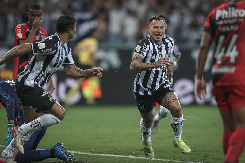 Galo pode perder por três gols de diferença que ainda assim será campeão da Copa do Brasil. Foto: Pedro Souza/Atlético