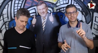 Marcos Micheletti e Frank Fortes na Live do Terceiro Tempo. Foto: Reprodução