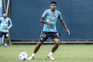 Atacante alvinegro disputou 19 partidas pelo Peixe em 2021. Foto: Ivan Storti/Santos FC