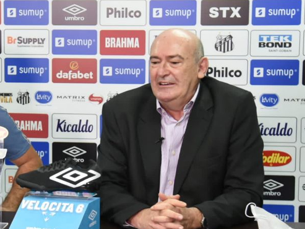 Presidente santista disse que o clube não pode errar nas contratações. Foto: Ivan Storti/Santos FC