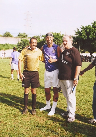 No jogo entre os Masters do Timão e a Seleção 