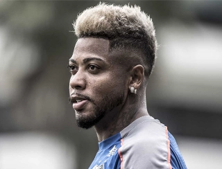 O atacante falou também sobre o Athletico Paranaense, próximo adversário do Peixe. Foto: Ivan Storti/Santos FC