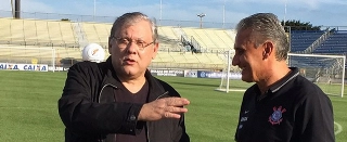 Confira o bate-papo entre o jornalista e o treinador do Timão