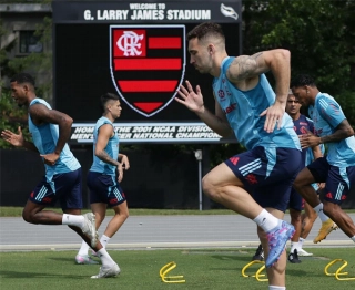 Treino do Rubro Negro nos Estados Unidos: Foto: Gilvan de Souza/CRF