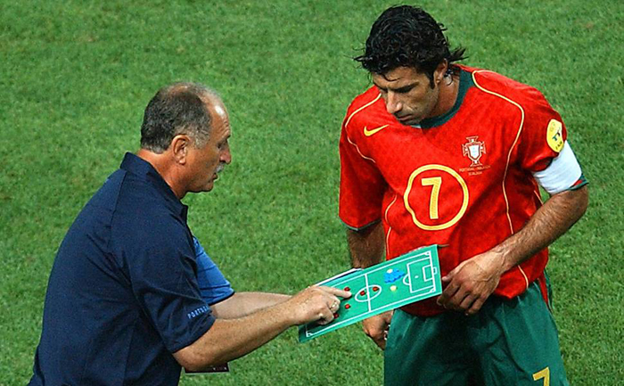 Felipão foi vice-campeão da Euro de 2004 com Portugal. Crédito FSP - AP/AP