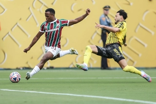 Tricolor pressionou o Dortmund mas n&atilde;o conseguiu a vit&oacute;ria. Foto: Lucas Mer&ccedil;on/FFC