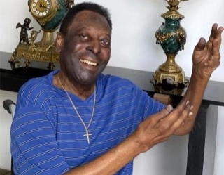 O saudoso Rei do Futebol.  Foto: Instagram de Pel&eacute;