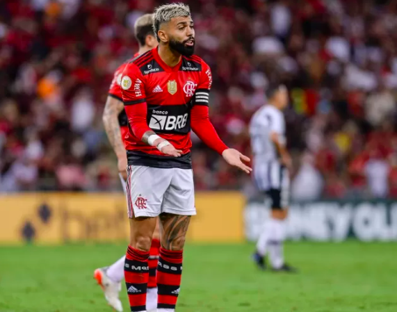 Gabigol, atacante do Flamengo. Foto: Marcelo Cortes/Flamengo