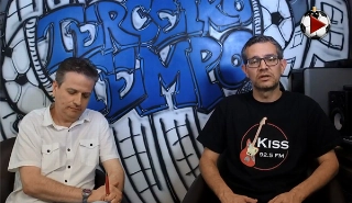 Marcos Junior Micheletti e Frank Fortes durante a Live. Foto: Reprodução