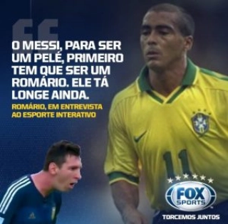 Edmundo melhor do que Ronaldo? Romário melhor do que Messi? Perderam a noção do ridículo