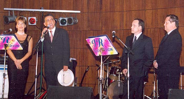 Da esquerda para a direita: Silvia Vinhas, Galvão Bueno e Fernando Vannucci. Foto: Arquivo ACEESP