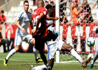 Na Arena da Baixada, Jonathan anotou o único gol de Athletico-PR 0 X 1 Avaí. Foto: Site Athletico-PR