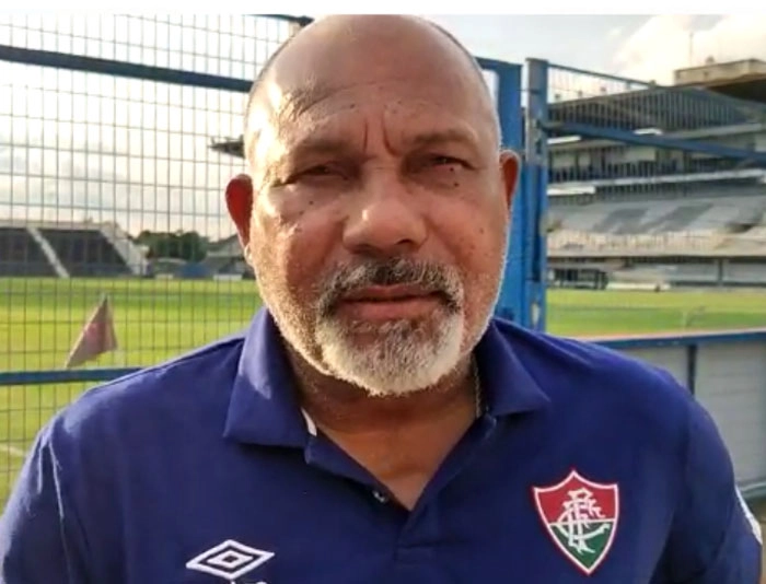Em 2021, então auxiliar-técnico do Fluminense. Foto: Divulgação/Fluminense