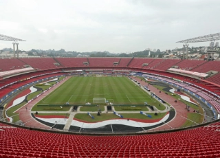 Casa tricolor foi inaugurada em partida contra o Sporting, de Portugal. Foto: Reprodução