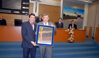 Cerimônia aconteceu há 15 anos no município paulista. Foto: Divulgação