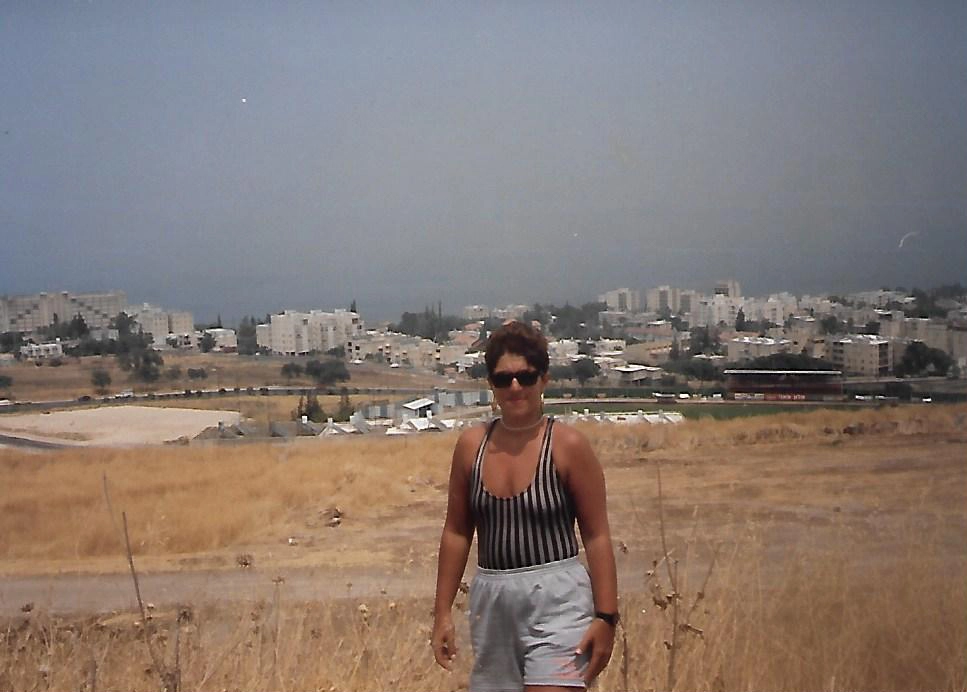 Em Jerusalém, no começo dos anos 90. Foto: arquivo pessoal de Milton Neves
