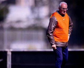 Dorival J&uacute;nior durante treino do Alvinegro. Foto: Rodrigo Coca/Ag.Corinthians