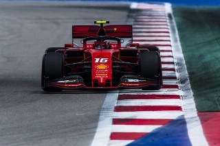 O monegasco da Ferrari foi perfeito na classificação em Sóchi. Foto: Scuderia Ferrari
