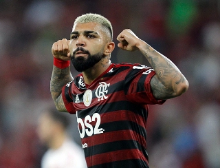 Gabigol, artilheiro do Mengão na temporada. Foto: Alexandre Vidal/Flamengo